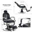 Keniah 27.5" Hydraulic Swivel Barber Chair-1027368656
