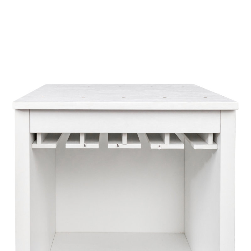 Armoire à vin blanche avec tablettes pour organiser le rangement modulaire de votre chambre à coucher - pour le rangement du couloir