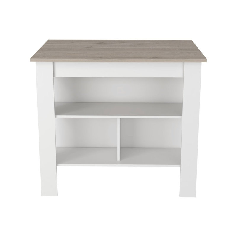 Îlot de cuisine polyvalent avec rangement abondant et design tendance