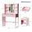Lighted Vanity Table Set - 10pcs 3-Color Dimmable Bulbs, 2 Drawers-1065342590