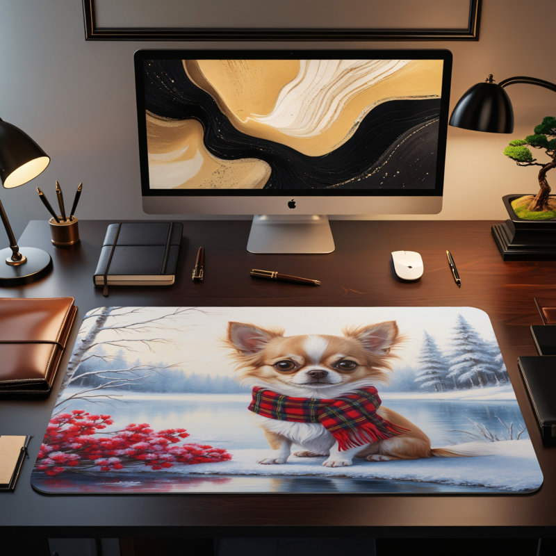 Polyester Desk Pad, 31.5x15.5