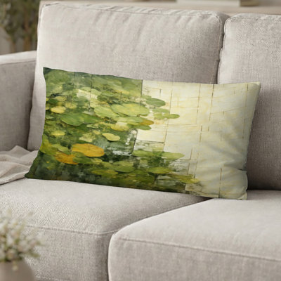 Coussin décoratif vert Maysonet