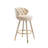 COOLMORE Counter Height Bar Stools Set Of 2 For Kitchen Counter Solid Wood Legs With A Fixed Height Of 360 Degrees-1076251229