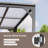 10 X 14 Ft Outdoor Canopy Aluminum Gazebo Set With Sloping Pc Roof And Outdoor Conversation Sets
