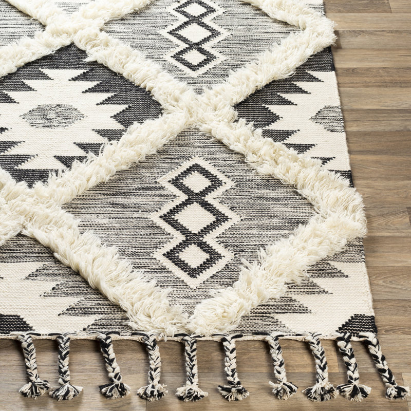 Jovia Wool Geometric Indoor Rug, Rectangle 3' x 5'