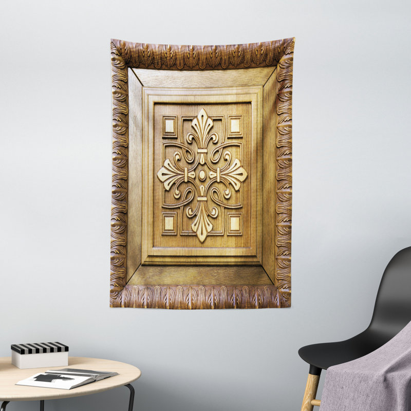Tapisserie en polyester à motif royal, H 60 po x l 40 po
