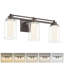 Éclairage pour salle de bain 3 lumières DEL à intensité variable moderne, 5 températures de température réglables, bronze huilé-1221880632-1221880636-1221880639