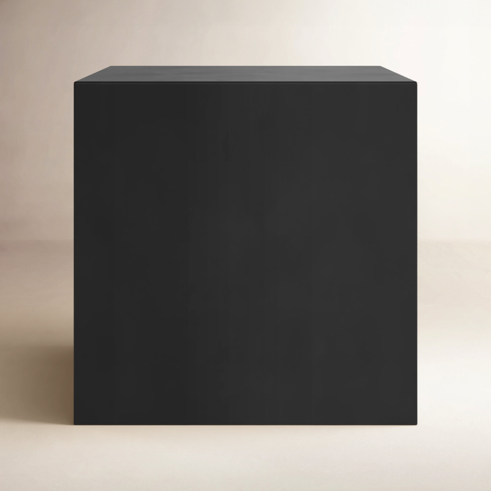 Jules End Table, 20" H x 20" x 20" D, Black