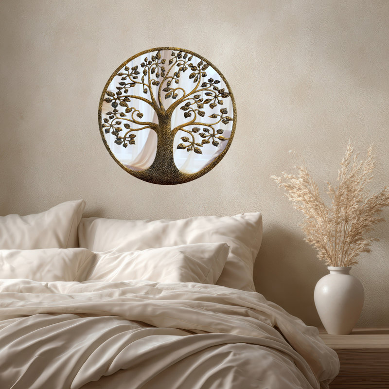 Miroir mural arbre de vie, 23,5 po