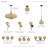 Aliane 5 Light Bronze Pendant Chandelier-868985328