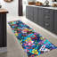 Floral Symphony High Pile Soft Printed Rug with Vintage-Inspired Design for Elegant Home Decor Enhancement-1050227395