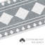 Tapis d'escalier intérieur antidérapant 9 po x 28 po Diamond Design-52287853