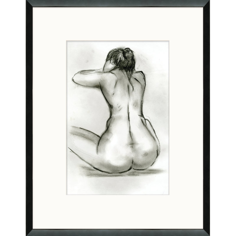 Nude In Charcoal IV Print
