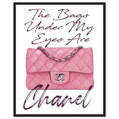 Doll Memories - The bag under my eyes Canvas Modern Fashion Art by Art Remedy