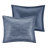 Navy King Comforter - 7 Piece Printed Seersucker, , Warm Decor Seersucker Navy, Microfiber Solid Back, Pillow