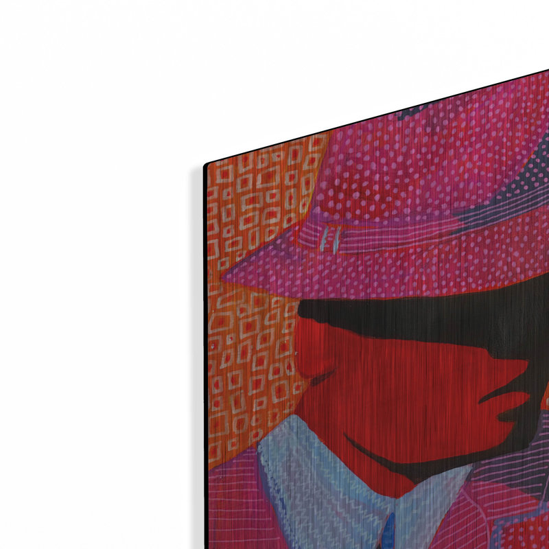  «An Honest Day's Work» par Bebe Keith, art mural en métal, 12 po x 12 po