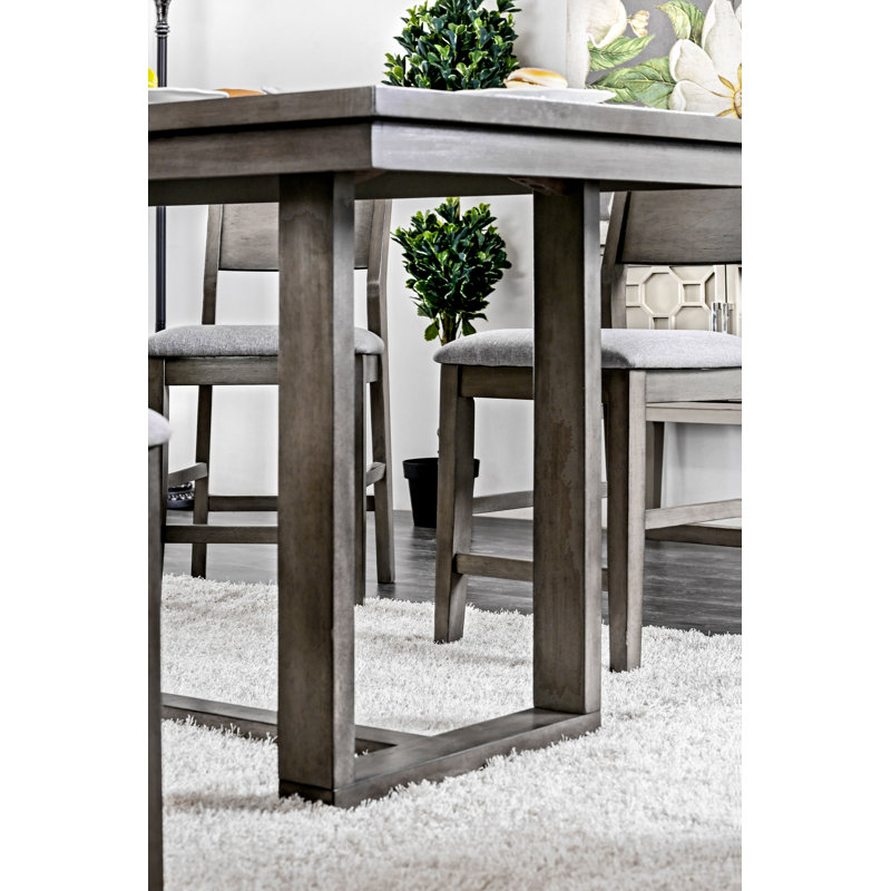 Kathyrn Rectangular Solid Wood Top Dining Table