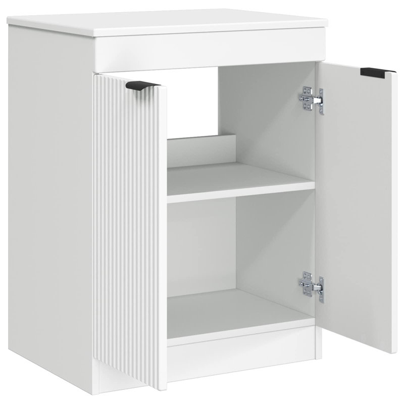 54cm Bathroom Vanity Base Only, White