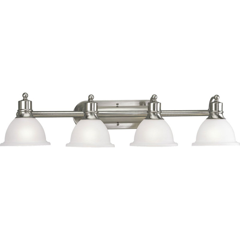 Éclairage pour meuble-lavabo Vangorder, Nickel brossé
