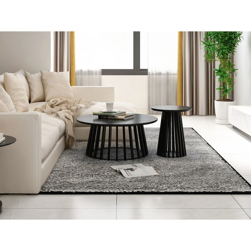 Round Coffee Table Set of 2