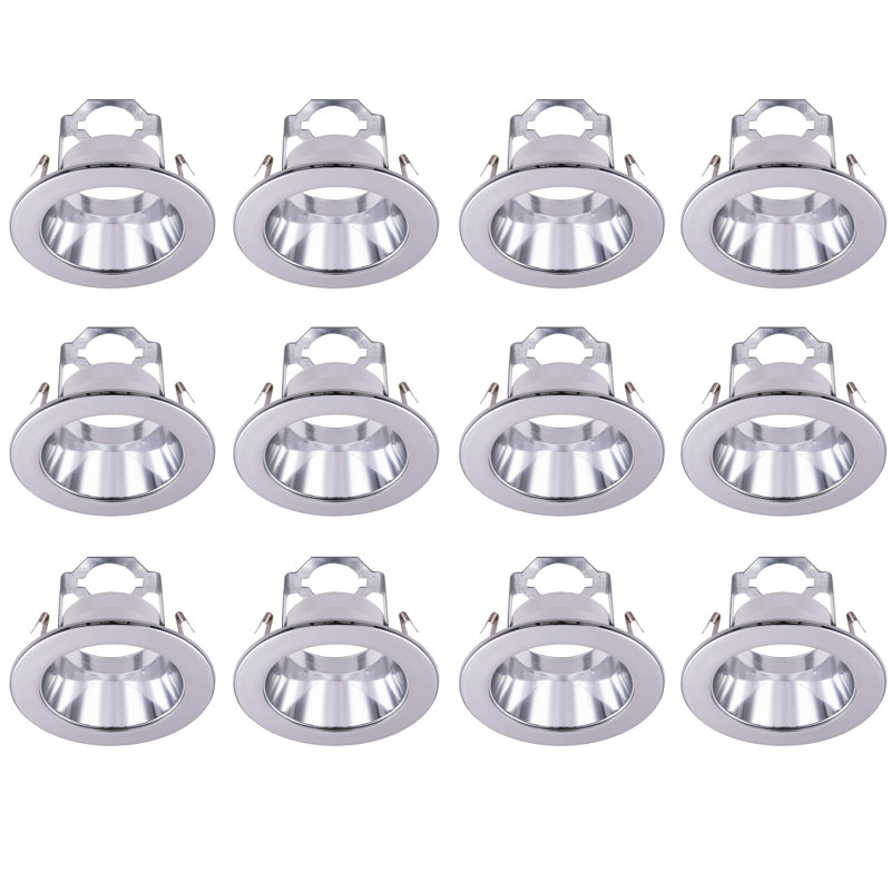 4'' Open Recessed Trim, Chrome