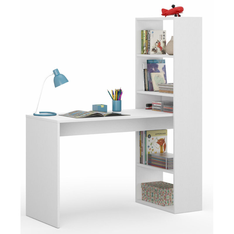 Jagger L-Shaped Solid Wood Base Writing Desk
