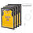 LED Sports Jersey Display Case with UV Protection & Pinboard, Acrylic Frame for Memorabilia (4 Pack)