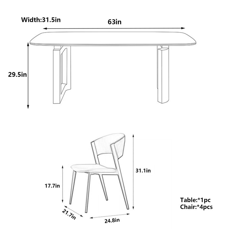 Anvers, 29.5"H x 63"L x 31.5"W