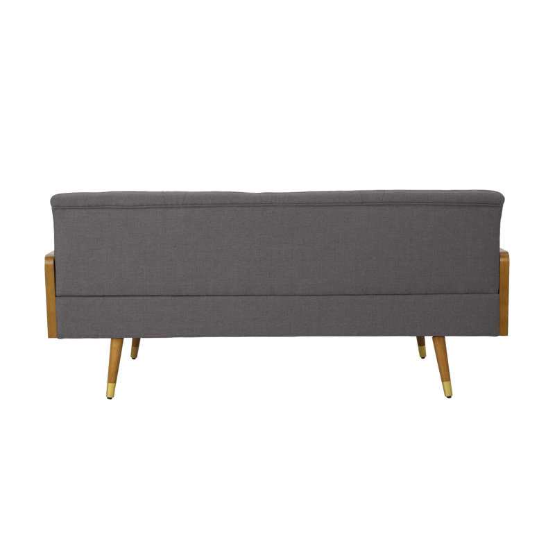 Canapé Aidan Mid-Century, Gris
