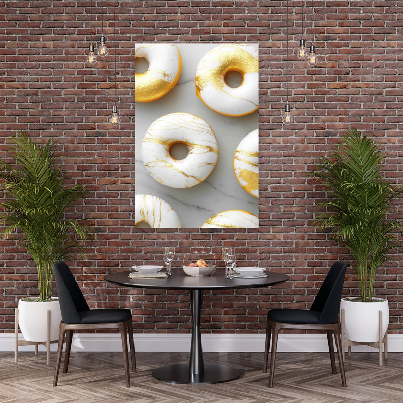 Art mural moderne Donuts, H 60 po x l 40 po