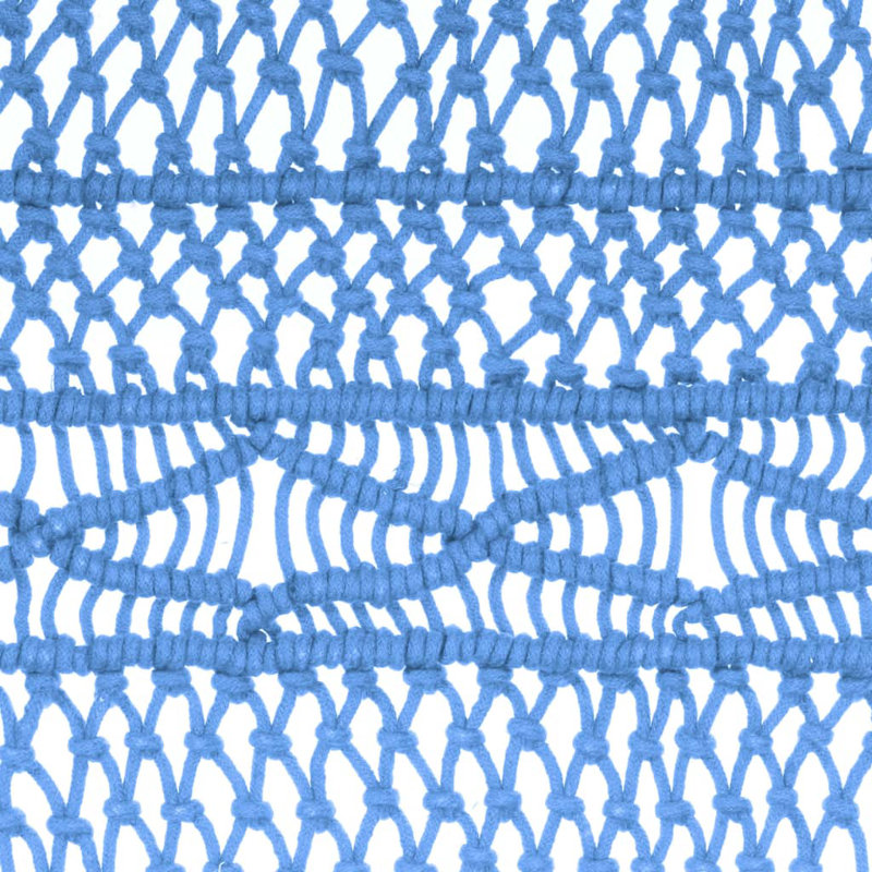 Lasseter Cotton Blend Sheer Curtain, Blue