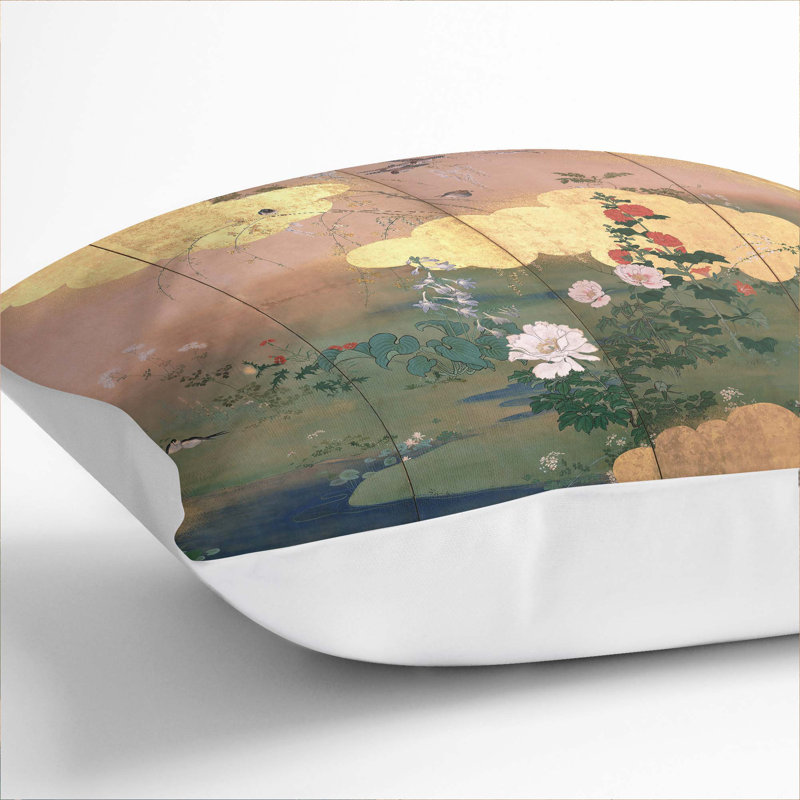 Square Throw Cushion, White, 55cm H x 55cm W x 20cm D