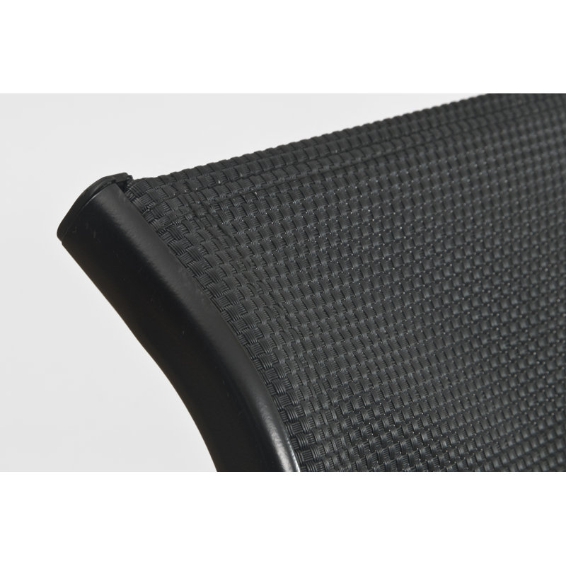 Banc coulissant Blasa, Noir