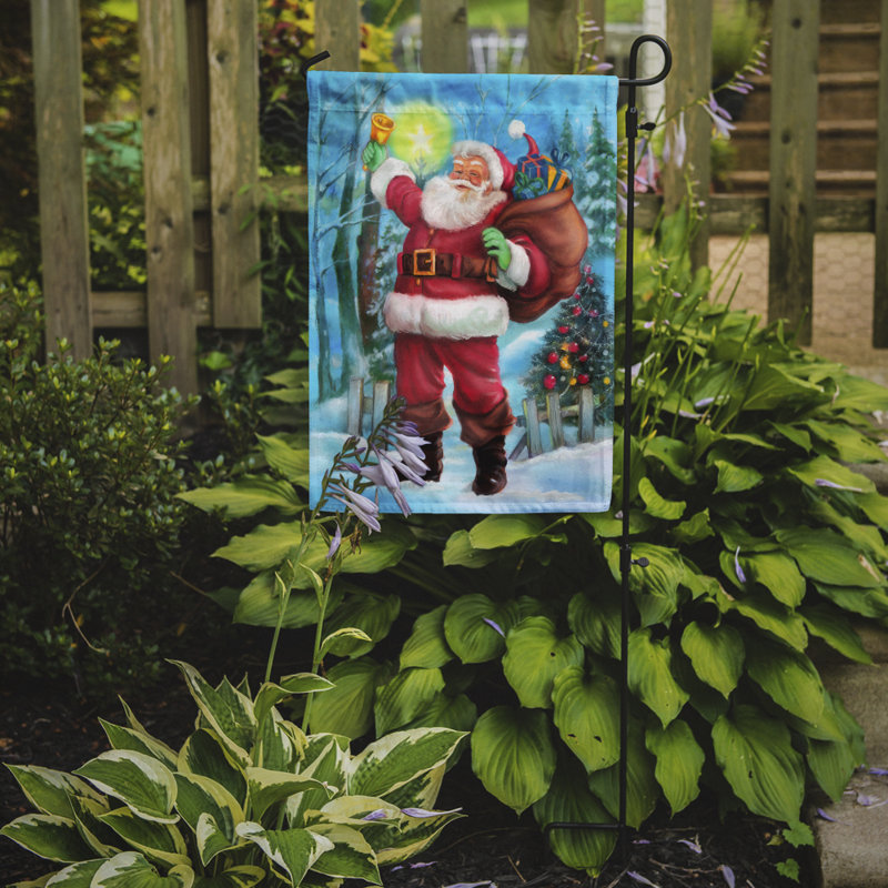 Double Sided Polyester Christmas Garden Flag, 15" H  x 11" W