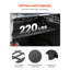 Porte-bagages arrière, pour le 4Runner 2010-2024, capacité de 220 lb, porte-bagage intérieur en aluminium et porte-bagage, support à tablette à hauteur réglable pour l'équipement de camping