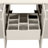 Haley 30 in. Single Sink Bathroom Vanity in Cashmere White