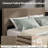 Full/Queen/King Bed Frame with Wingback Headboard - 4 Storage Drawers, Corduroy Upholstered, No Box Spring-1005805111-1005805114