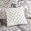 Édredon en coton 7 pièces très grand gris - Motif complexe et lavable en machine pour lit avec bordure à rebord-124253622