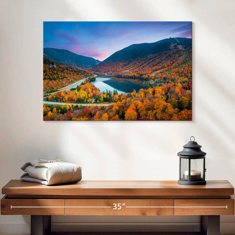 Alvord, automne dans le New Hampshire, H 16 po x l 24 po