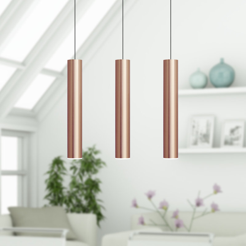 Chambery 3 - Light Kitchen Island Pendant, Copper