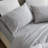 Carmen 100% Cotton Vintage Wash Boho Solid Deep Pocket Lightweight Percale Sheet Set-116325668-116325663