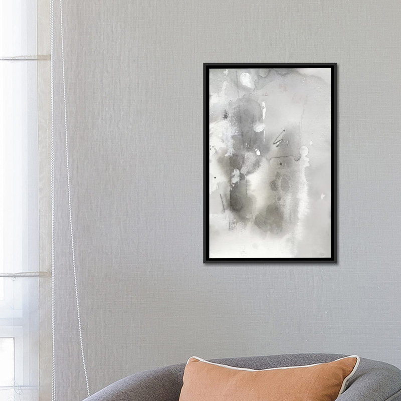 « mystical objects iii », reproduction sur toile tendue, H 26 po x l 18 po x P 1,5 po, Toile avec cadre noir, Pas de tapis