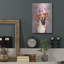 Art mural en métal Red Barrel Studio® «Flower Crown Brittany Spaniel» par Furbaby Affiliates-1828150889