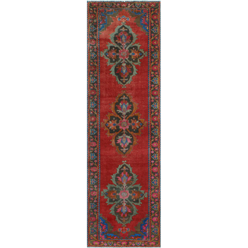 Khylar Distressed Haluk Red Runner