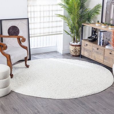 Fivelands Solid Colour Shag Area Rug
