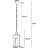 Outdoor Pendant Light Fixture With Seeded Glass, Durable Aluminum Construction, Adjustable Chain For Porch, Patio, Entryway - UL Listed, Weather Resistant