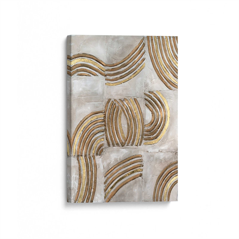 Reproduction d'art sur toile, "Refined Catena I" par Michael Willett, H 18 po x l 12 po, Toile tendue, Ne s’applique pas