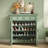 Vintage Solid Ash Wood Shoe Storage Cabinet