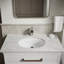 Caxton White Vistreous China Oval Undermount Bathroom Sink