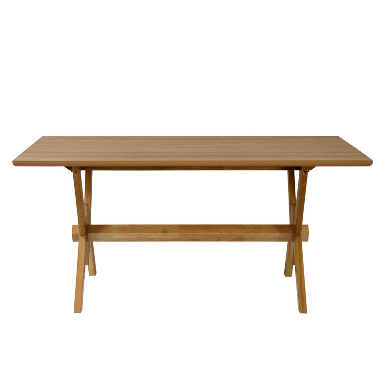 Double V Dining Table, Natural